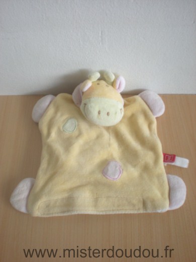 Doudou Girafe Tex June rose 