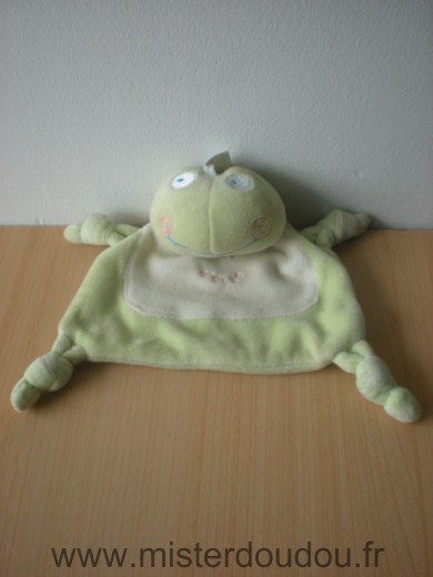 Doudou Grenouille Sucre d orge Vert 