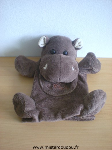 Doudou Hippopotame Histoire d ours Marron 