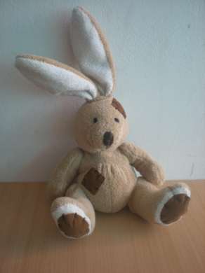 Doudou Lapin 0 Beige 