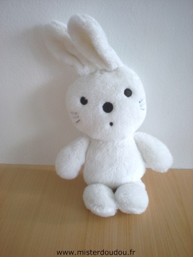 Doudou Lapin 0 Blanc 