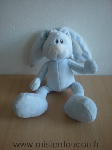 Doudou Lapin 0 Bleu 