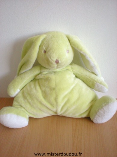 Doudou Lapin 0 Vert 