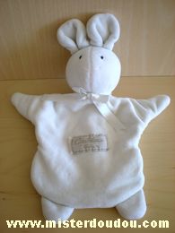 Doudou Lapin Doudou et compagnie Blanc Calidoux nature