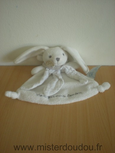 Doudou Lapin Doudou et compagnie Blanc etoiles mon premier doudou 