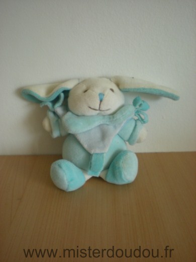 Doudou Lapin Doudou et compagnie Bleu 