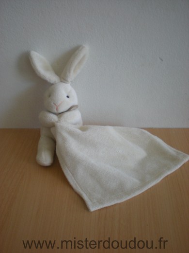 Doudou Lapin Doudou et compagnie Ecru 