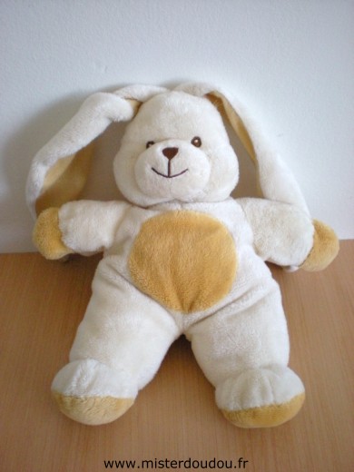 Doudou Lapin Gipsy Beige écru 