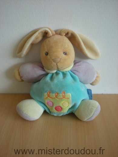 Doudou Lapin Kaloo Blau mauve 