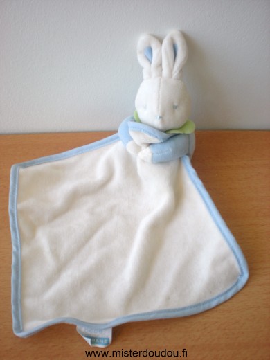 Doudou Lapin Klorane Bleu blanc 