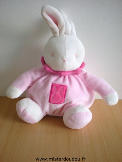 Doudou Lapin Klorane Rose 