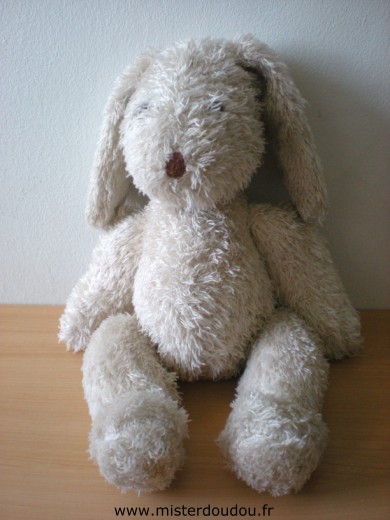 Doudou Lapin Moulin roty Beige 