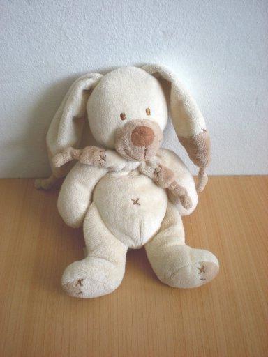 Doudou Lapin Nicotoy Beige 