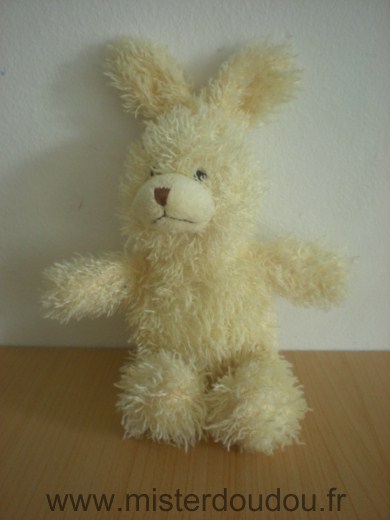 Doudou Lapin Yves rocher Jaune 