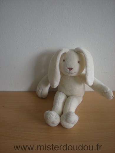 Doudou Lapin 0 Ecru 