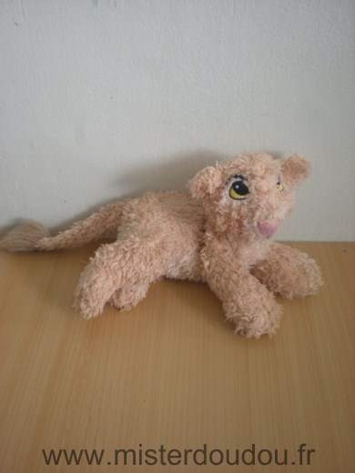 Doudou Lion Disney Rose simba 