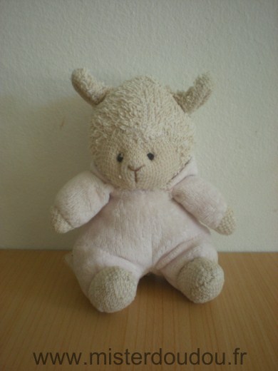 Doudou Mouton Ikéa Rose 