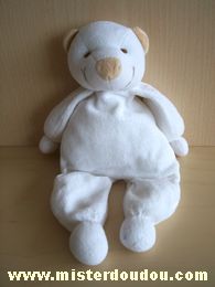 Doudou Ours Doudou et compagnie Blanc Pas d'étiquette ressemble à fripon doudou et compagnie sans salopette?