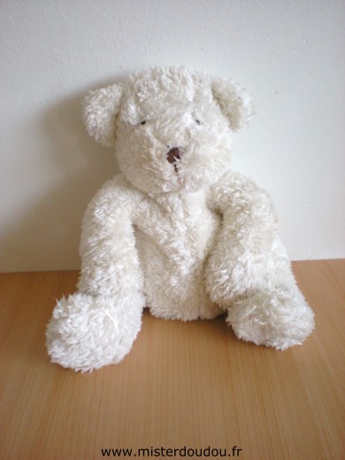 Doudou Ours Du pareil au même Ecru 