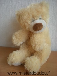 Doudou Ours Gipsy Beige Ours qui dort