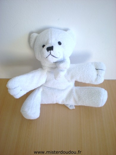 Doudou Ours - Marque non connue - Blanc 