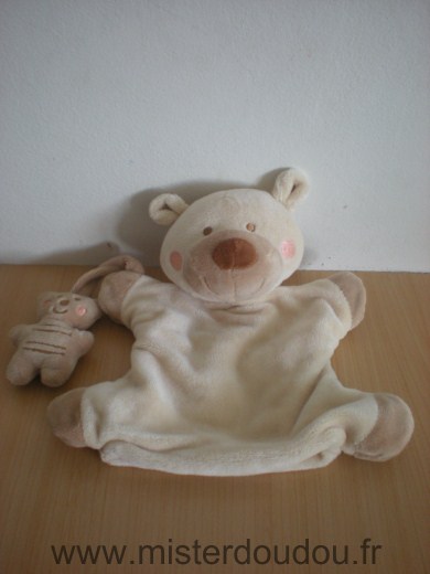 Doudou Ours Nicotoy Beige 