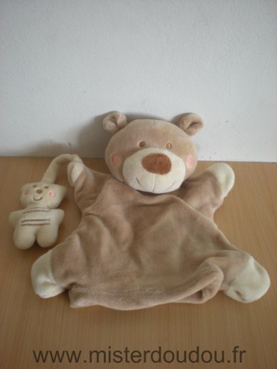 Doudou Ours Nicotoy Beige 