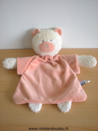 Doudou Ours Sucre d orge Rose 