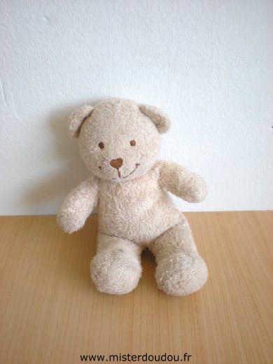 Doudou Ours Tex Beige 