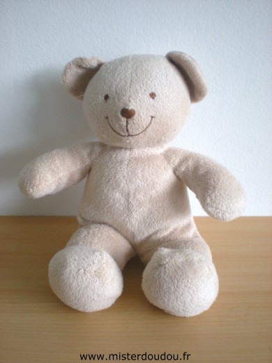 Doudou Ours Tex Beige 