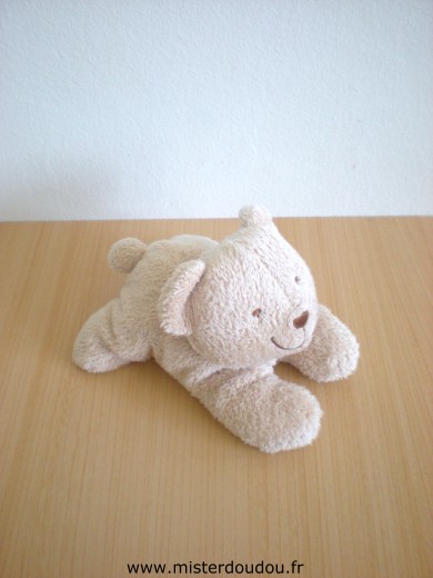 Doudou Ours Tex Beige 