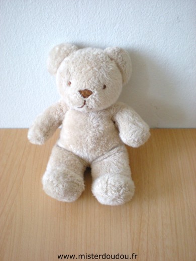 Doudou Ours Tex Beige 