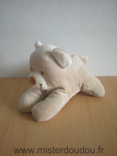 Doudou Ours Tex Beige 