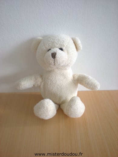 Doudou Ours Yves rocher Ecru 