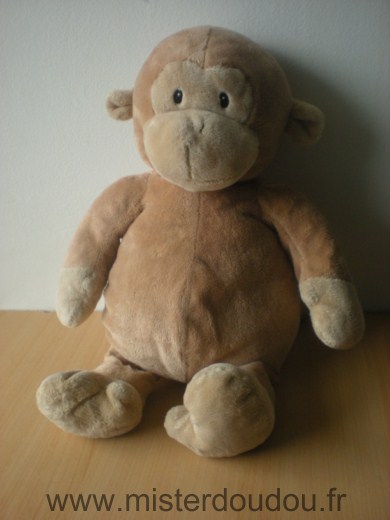 Doudou Singe - marque non connue - Beige 