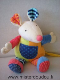 Doudou Souris Baby sun Multicolore Grand modèle