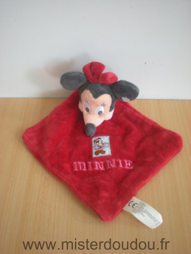 Doudou Souris Disney Rouge minnie 