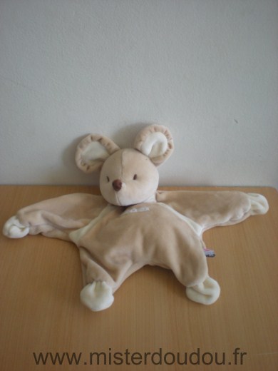 Doudou Souris Sucre d orge Marron 