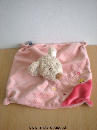 Doudou Souris Tex Rose 