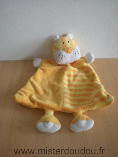 Doudou Tigre Baby sun Jaune 