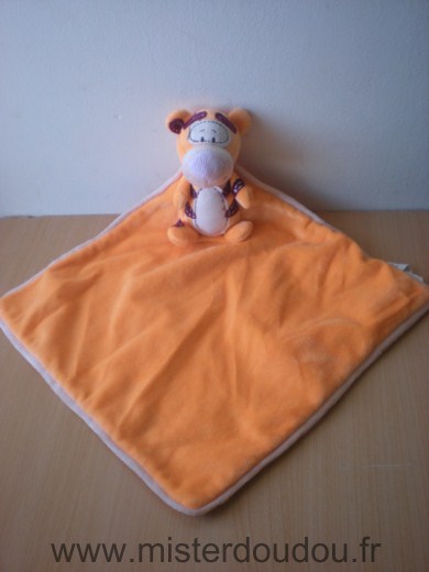 Doudou Tigre Disney Tigrou orange 