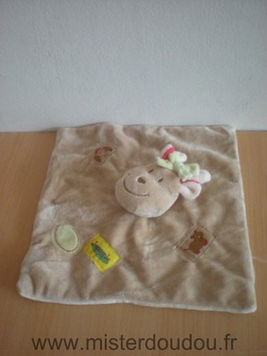 Doudou Vache Bengy Beige jungle 