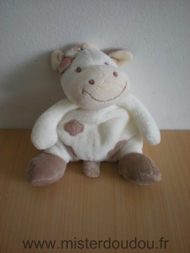 Doudou Vache Jollybaby Beige 