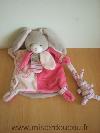 Lapin-Doudou-et-compagnie-Celestine-rose-gris