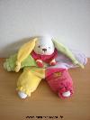 Lapin-Doudou-et-compagnie-Lapinou-mauve-rouge-vert-jaune-Semi-plat