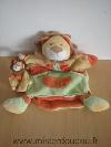 Lion-Doudou-et-compagnie-Vert-jaune--orange