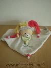 Ours-Doudou-et-compagnie-Blanc-bonnet-jaune-rouge