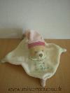 Ours-Doudou-et-compagnie-Blanc-ecru-dessous-rose-bonnet-rose