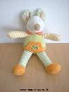 Souris-Doudou-et-compagnie-Millie-doudou-orange-vert-jaune-blanc