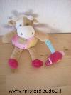 Vache-Doudou-et-compagnie-Cerise-la-vache-beige-jaune-rose-avec-bonbon-rouge